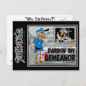 Carte Postale Jailbird Postcard (Devant / Derrière)