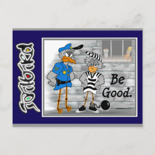 Carte Postale Jailbird Postcard