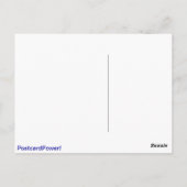 Carte Postale Jaillissement de couleur arc-en-ciel (Dos)