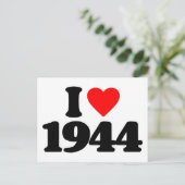 CARTE POSTALE J'AIME 1944 (Debout devant)