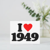 CARTE POSTALE J'AIME 1949 (Debout devant)