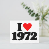 CARTE POSTALE J'AIME 1972 (Debout devant)