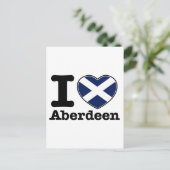 Carte Postale J'aime Aberdeen (Debout devant)