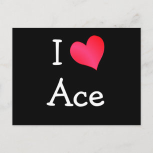Carte Postale J'aime Ace