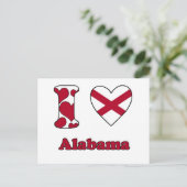 Carte Postale J'aime Alabama (Debout devant)