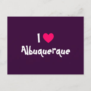 Carte Postale J'aime Albuquerque
