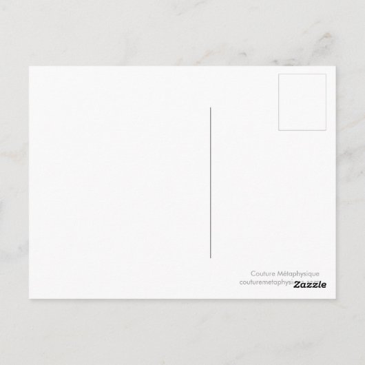 Carte Postale J'aime Amelia, coeur arc-en-ciel (Dos)