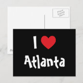 Carte Postale J'aime Atlanta (Devant / Derrière)
