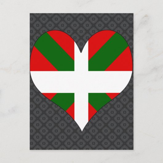 Carte Postale J'aime basque (Devant)