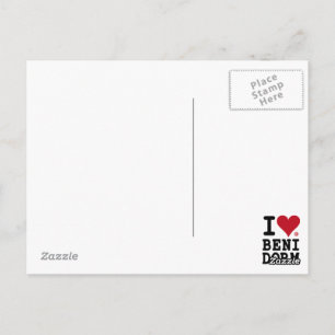 Carte Postale J'AIME BENIDORM Postal Personnalisé