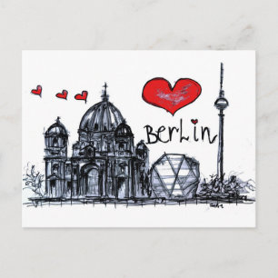 Carte Postale J'aime Berlin