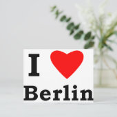 Carte Postale J'aime Berlin (Debout devant)