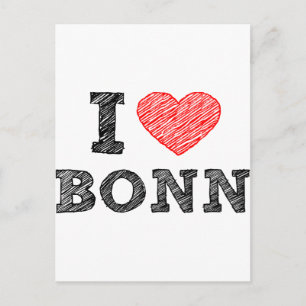 Carte Postale J'aime Bonn