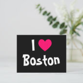 Carte Postale J'aime Boston (Debout devant)