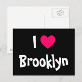 Carte Postale J'aime Brooklyn (Devant / Derrière)