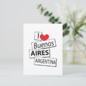 Carte Postale J'aime Buenos Aires (Debout devant)