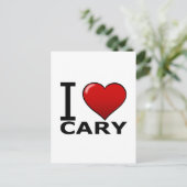 CARTE POSTALE J'AIME CARY, NC - CAROLINE DU NORD (Debout devant)