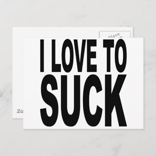 Carte Postale J'Aime Chanter (Devant / Derrière)