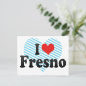 Carte Postale J'aime Fresno (Debout devant)