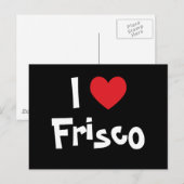 Carte Postale J'aime Frisco (Devant / Derrière)
