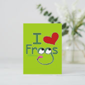 Carte Postale J'aime FROGS (Debout devant)