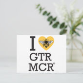 Carte Postale J'aime Grand Manchester (Debout devant)