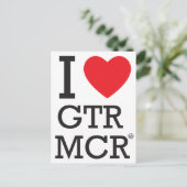 Carte Postale J'aime GTR MCR (Debout devant)