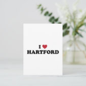 Carte Postale J'Aime Hartford Connecticut (Debout devant)