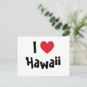 Carte Postale J'aime Hawaii (Debout devant)