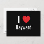 Carte Postale J'aime Hayward (Devant / Derrière)
