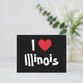 Carte Postale J'aime Illinois (Debout devant)
