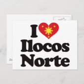 Carte Postale J'Aime Ilocos Norte (Devant / Derrière)