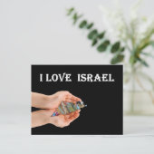 Carte Postale j'aime Israël (Debout devant)