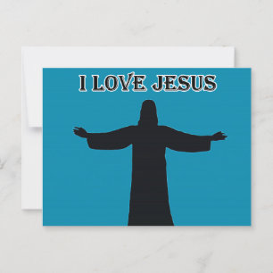 Carte postale j'aime jésus