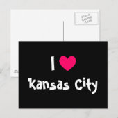 Carte Postale J'aime Kansas City (Devant / Derrière)