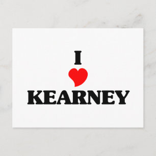 Carte Postale J'aime Kearney
