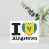 Carte Postale J'aime Kingstown (Debout devant)