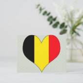 Carte Postale J'aime la Belgique (Debout devant)