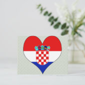 Carte Postale J'aime la Croatie (Debout devant)