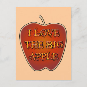 CARTE POSTALE J'AIME LA GRANDE POMME