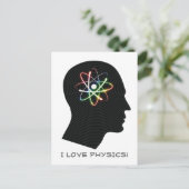 Carte Postale J'AIME LA PHYSIQUE | Geek (Debout devant)
