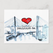 Carte Postale J'aime la savane GA (Devant)