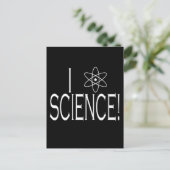 Carte Postale J'aime la science (Debout devant)