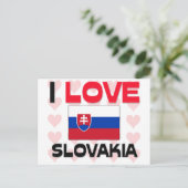 Carte Postale J'aime la Slovaquie (Debout devant)