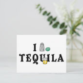 Carte Postale J'Aime La Tequila (Debout devant)