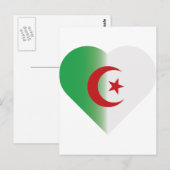 Carte Postale J'aime l'Algérie (Devant / Derrière)