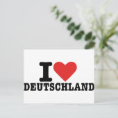 Carte Postale J'aime l'Allemagne (Debout devant)