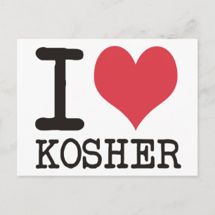 Carte Postale J'aime L'AMOUR - CASHER - Produits et conceptions