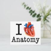 Carte Postale J'aime l'anatomie (Debout devant)