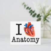 Carte Postale J'aime l'anatomie (Debout devant)